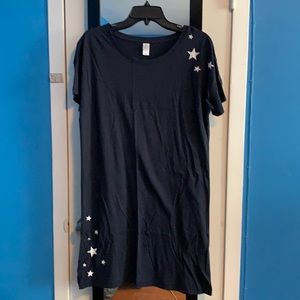 Alternative Apparel Navy Blue T-Shirt Dress